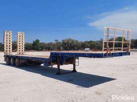 2020 AAA Trailers M45FTADDR Tri Axle Drop Deck Trailer - picture0' - Click to enlarge