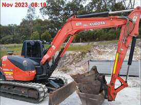 FOCUS MACHINERY - 2019 KUBOTA KX080, 8T EXCAVATOR WITH CABIN, TIER 1 SPEC - Hire - picture0' - Click to enlarge