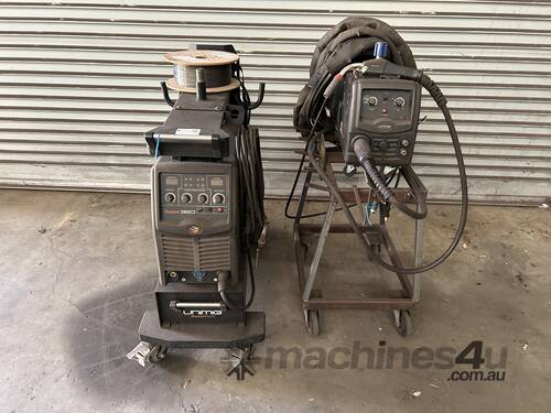 Jasic Unimig Razorweld 350 Welder and Wire Feeder