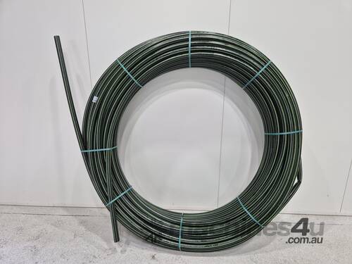 Green Stripe Poly Pipe