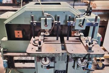 PADE TWIN TABLE ROUND-END TENONER. UNION-ONE 3 HEAD S/TABLE TENONER Taiwan. HELMA TWIN COPY SHAPER.