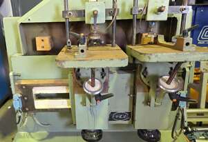PADE TWIN TABLE ROUND-END TENONER. UNION-ONE 3 HEAD S/TABLE TENONER Taiwan. HELMA TWIN COPY SHAPER.