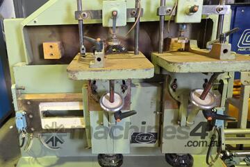 PADE TWIN TABLE ROUND-END TENONER. UNION-ONE 3 HEAD S/TABLE TENONER Taiwan. HELMA TWIN COPY SHAPER.