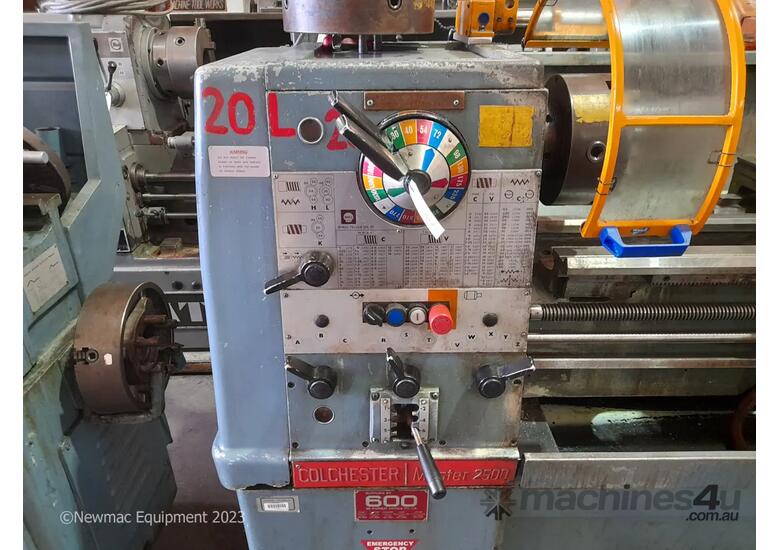 caption Colchester Master 2500 Centre Lathe