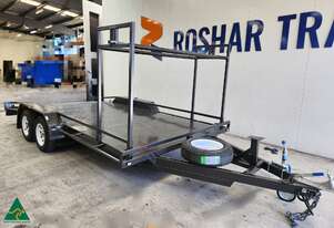 16X6'6 CAR CARRIER TRAILER WITH TYRE RACK