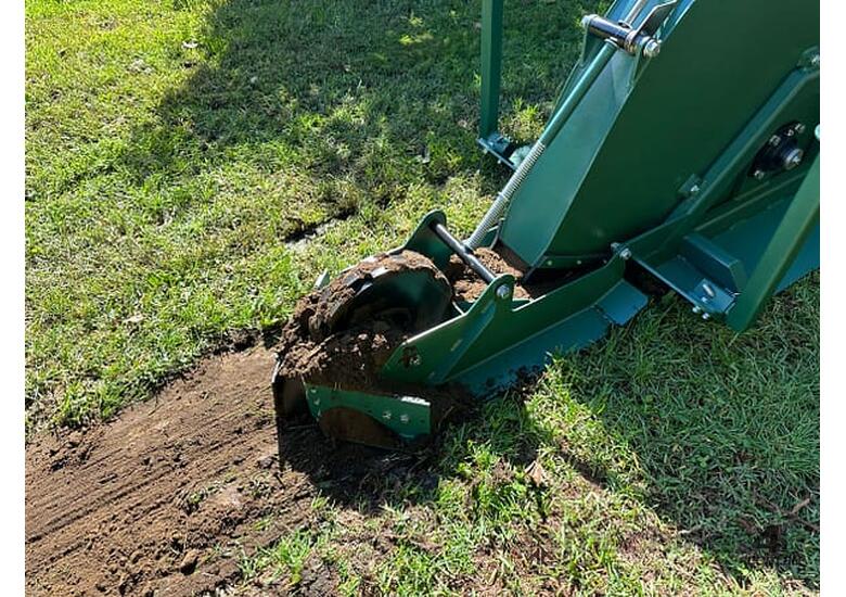 caption RTS400 Root Saw - Game Changer for Deep Bedded Root Cutting! Made in NZ