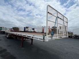 2010 Barker Heavy Duty Tri Axle Tri Axle Extendable Flat Top - picture0' - Click to enlarge