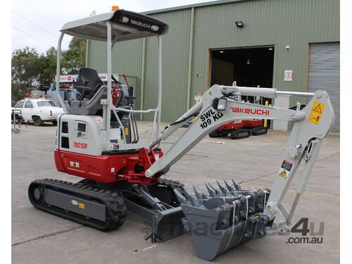 Takeuchi TB215R Mini Excavator 1.5T With Multi-Informational Display!