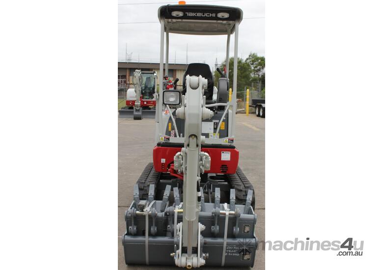 caption Takeuchi TB215R Mini Excavator 1.5T With Multi-Informational Display!