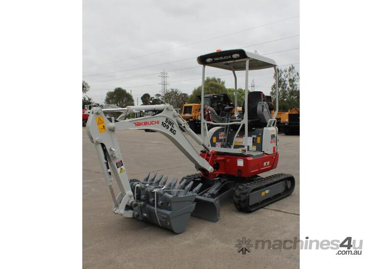 caption Takeuchi TB215R Mini Excavator 1.5T With Multi-Informational Display!