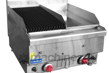 GASMAX Benchtop Combo 1/2 Char & 1/2 Griddle - JUS-TRGH60E