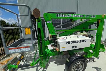 NIFTY 120T 12m Towable Trailer Mount Cherry Picker