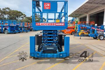 Genie GS4069RT 2013 14.19 m Rough Terrain Diesel Scissor Lift - 363 kg Capacity