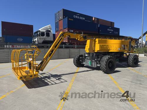 caption Haulotte HA32PX (100ft Knuckle Boom)