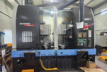 2004 Doosan Puma V550T-2SP Twin Spindle CNC Vertical Lathe 2004 Doosan Puma V550T-2SP Twin Spindle CNC Vertical Lathe