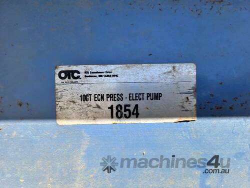 caption OTC 100 Ton Hydraulic Press