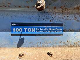 OTC 100 Ton Hydraulic Press - picture1' - Click to enlarge