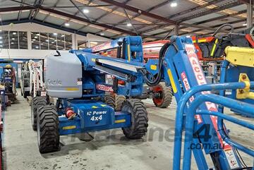 Genie Z51/30J RT 2012 51ft Diesel Articulating Boom Lift - 227kg SWL, 4WD