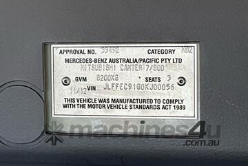 2012 Mitsubishi Fuso Canter 918 Pantech