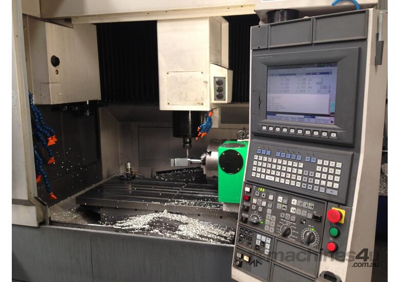 OKUMA GENOS M560V VERTICAL MACHINING CENTRE INCL 4TH AXIS