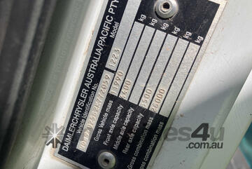 2002 Mercedes-Benz Atego Cab Chassis