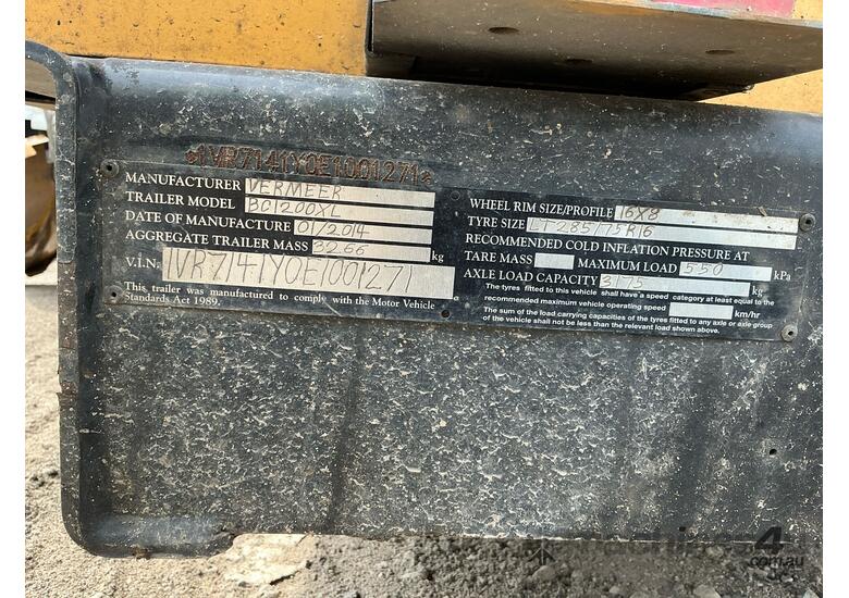 2014 Vermeer BC1200XL Wood Chipper