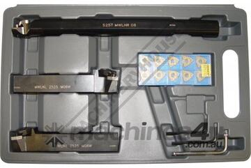 Lathe Turning Tool Kit - 3 piece Insert Type 25mm Tool Height