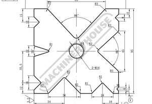 DB95-4000 95mm Die Block Pressbrake Tooling 95mm Square x 4000mm Long Suits MetalMaster, Amada & Eur