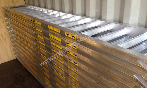 3.5 tonne aluminium loading ramps (extra wide)