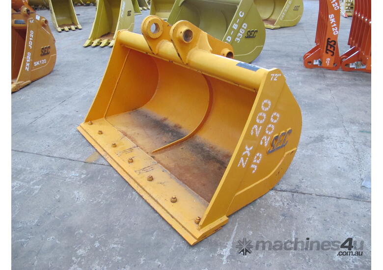  SEC 20 Ton Mud Bucket for Hitachi ZX200 - Includes Pin, 1830mm Width