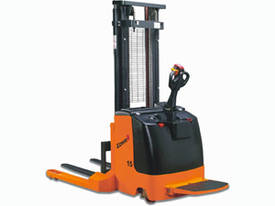 1.0t - 3.7m Walk Behind Stacker - NEW BATTERY - picture0' - Click to enlarge