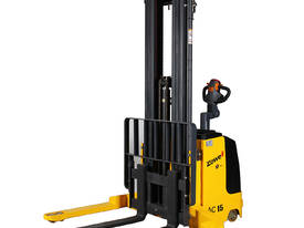 1.0t - 3.7m Walk Behind Stacker - NEW BATTERY - picture0' - Click to enlarge