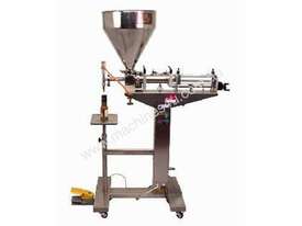 Rotary Valve Piston Filler with Hopper (Free Standing) - picture2' - Click to enlarge