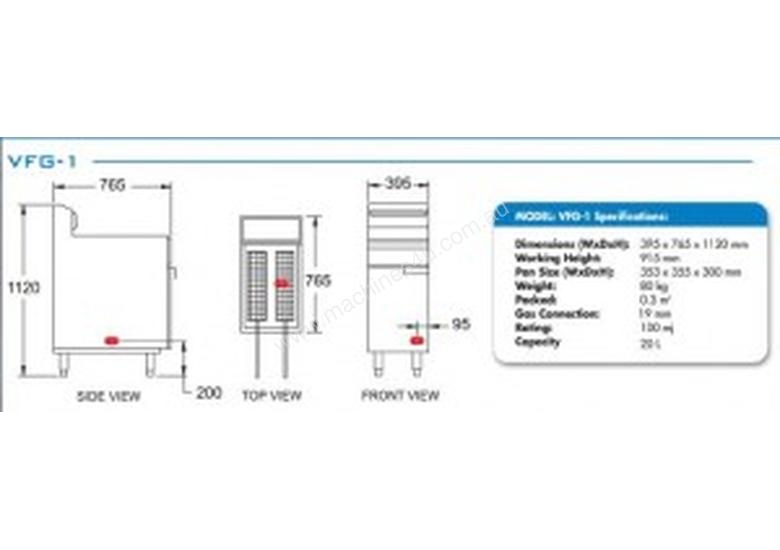 New goldstein RBA36L Single Deep Fryer in , Listed on Machines4u