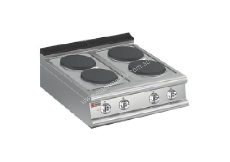 caption Baron 7PC/E800 Four Burner Bench Model Electric Cook Top