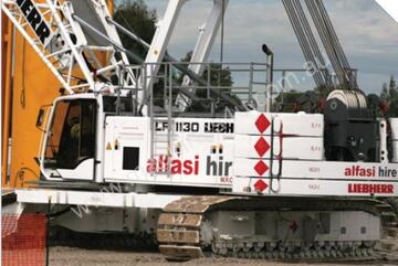LIEBHERR LR1130 130t PIN JIB CRAWLER CRANE