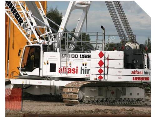 LIEBHERR LR1130 130t PIN JIB CRAWLER CRANE - Hire