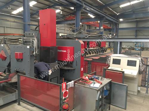 Used Voortman model V550-10 CNC Punching and Shearing System