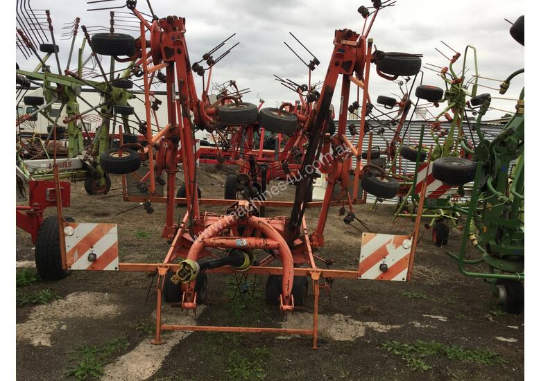 caption Kuhn GF8501 Rakes/Tedder Hay/Forage Equip