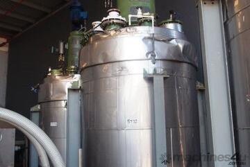 Glass Lined Jacketed Mixing Batch Reactor