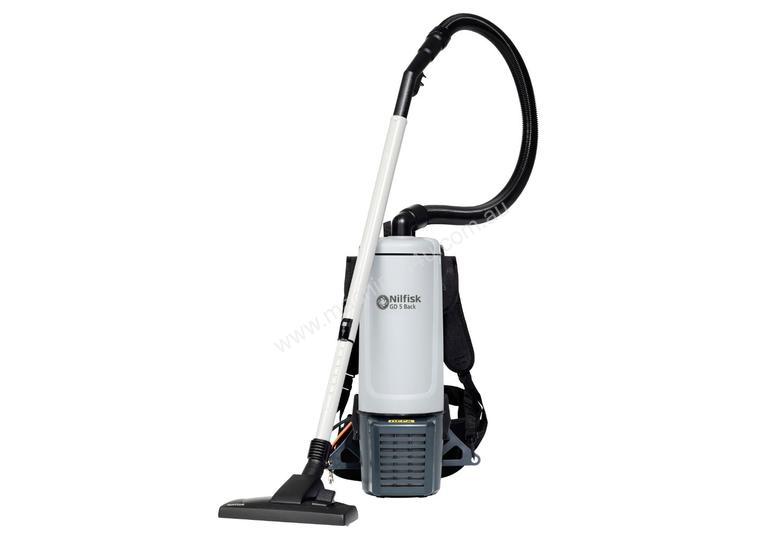 Click to view full size photos Nilfisk GD5 Backpack Vacuum with HEPA filter