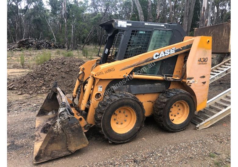 caption 2008 Case 430 Skid Steer Loader