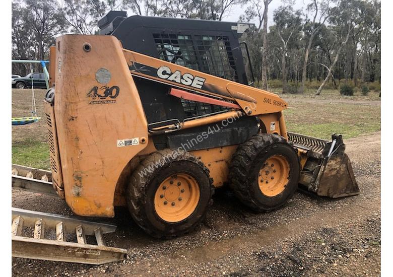 caption 2008 Case 430 Skid Steer Loader