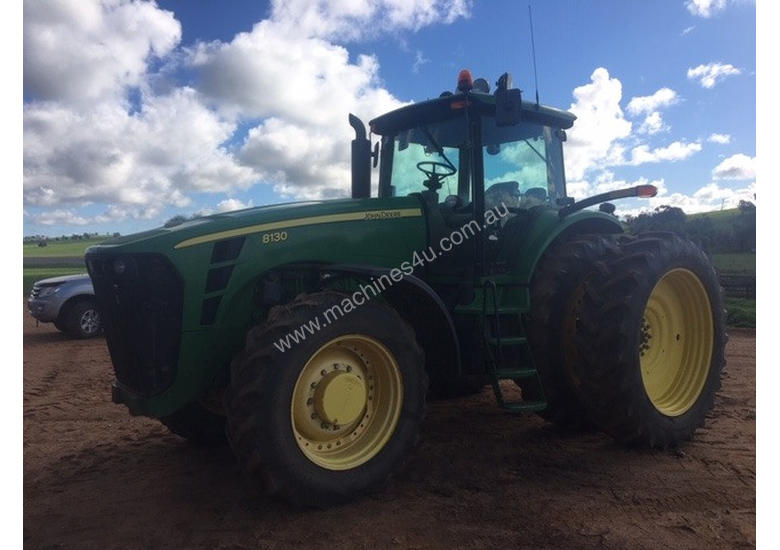 caption John Deere 8130 FWA/4WD Tractor