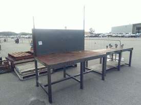 Custom Steel Work Bench - picture0' - Click to enlarge