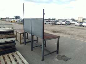 Custom Steel Work Bench - picture1' - Click to enlarge