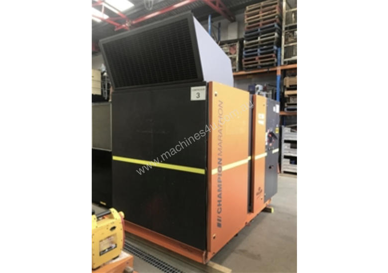 caption CHAMPION COMPRESSORS/ SULLAIR VOC185KW ELECTRIC COMPRESSOR- 1100CFM 7.8 BAR