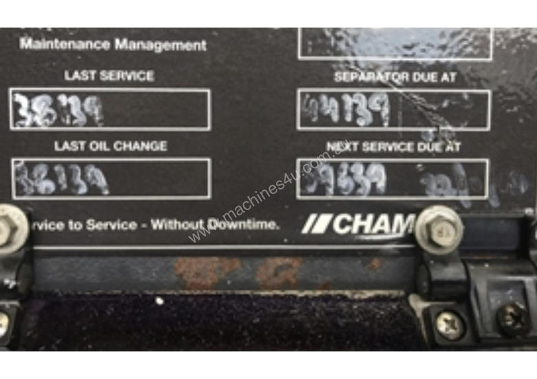 caption CHAMPION COMPRESSORS/ SULLAIR VOC185KW ELECTRIC COMPRESSOR- 1100CFM 7.8 BAR