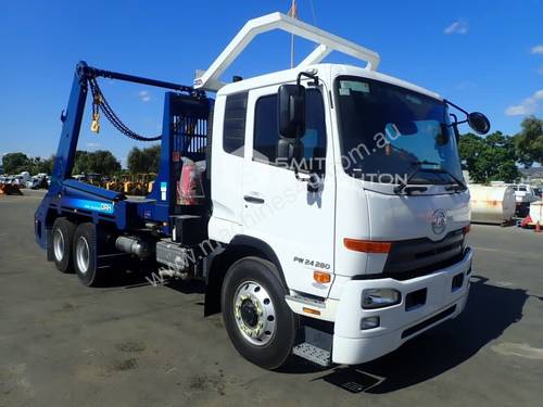 2017 UD Condor PWC8E 6X4 Skip Bin Loader Truck (Unused)