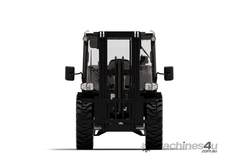 2.5tons Manitou rough terrain forklift with triplex free-lift container mast